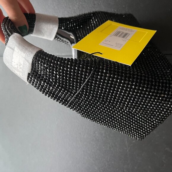 NWT Marc Jacobs The Sack Mini Bag Top Handle Black Rhinestone - Picture 10 of 13